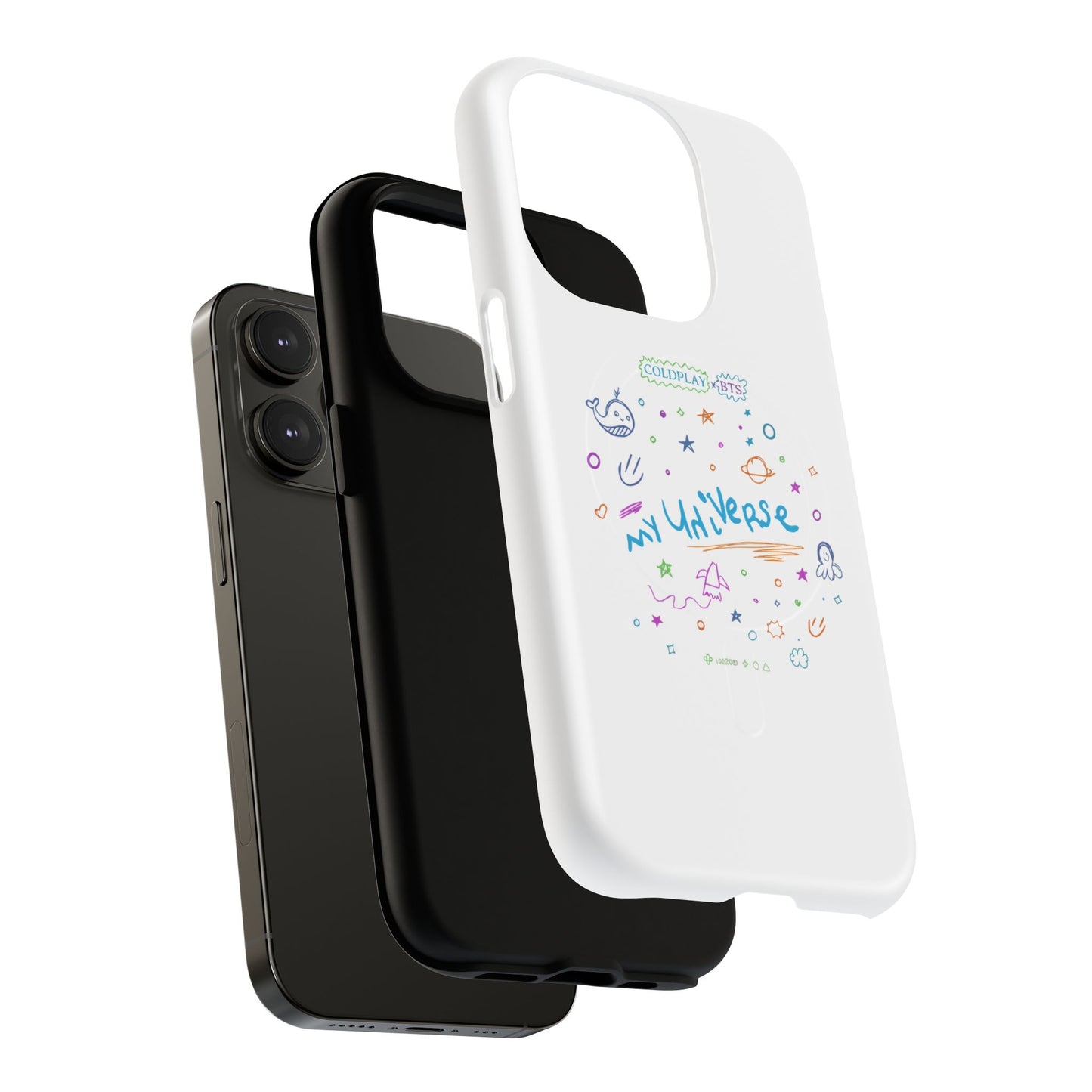 Neon Space Doodles Tough Magnetic Case