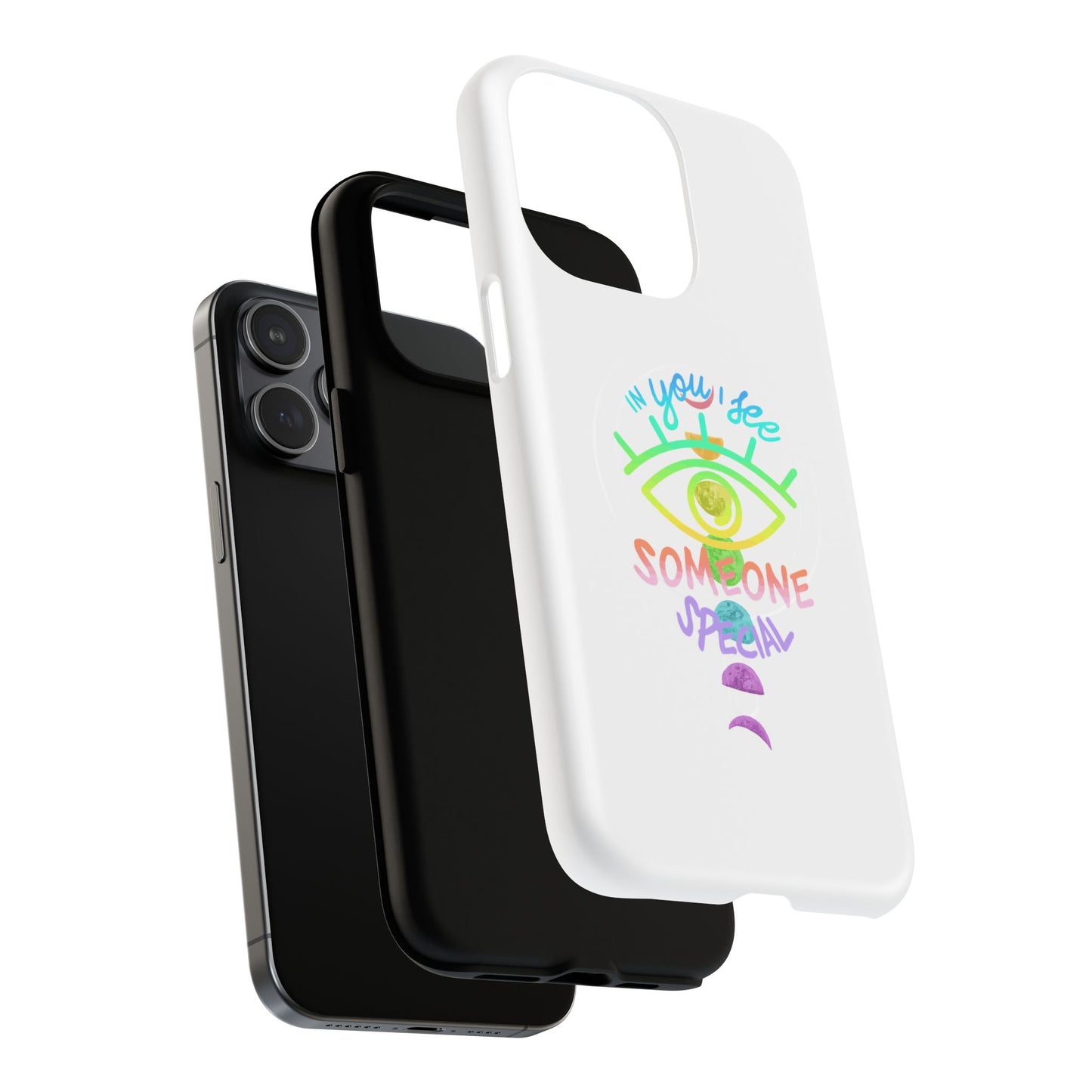 Rainbow Lunar Phases Tough Magnetic Case