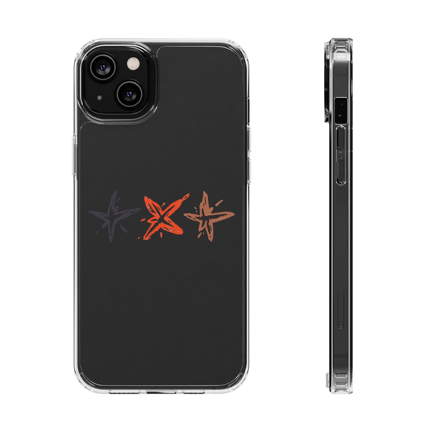 Starlit Threads Clear Cases
