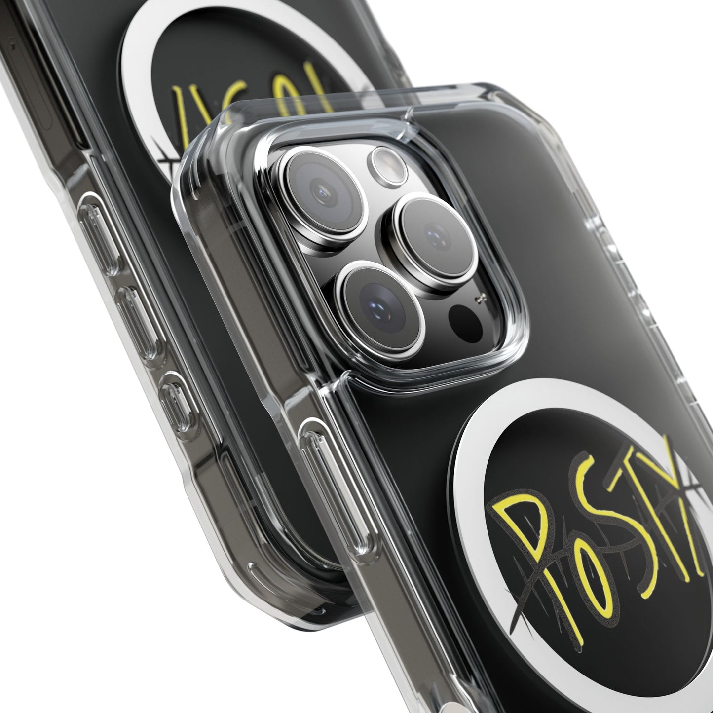 Abstract Black Barbed Wire Magnetic Impact Case