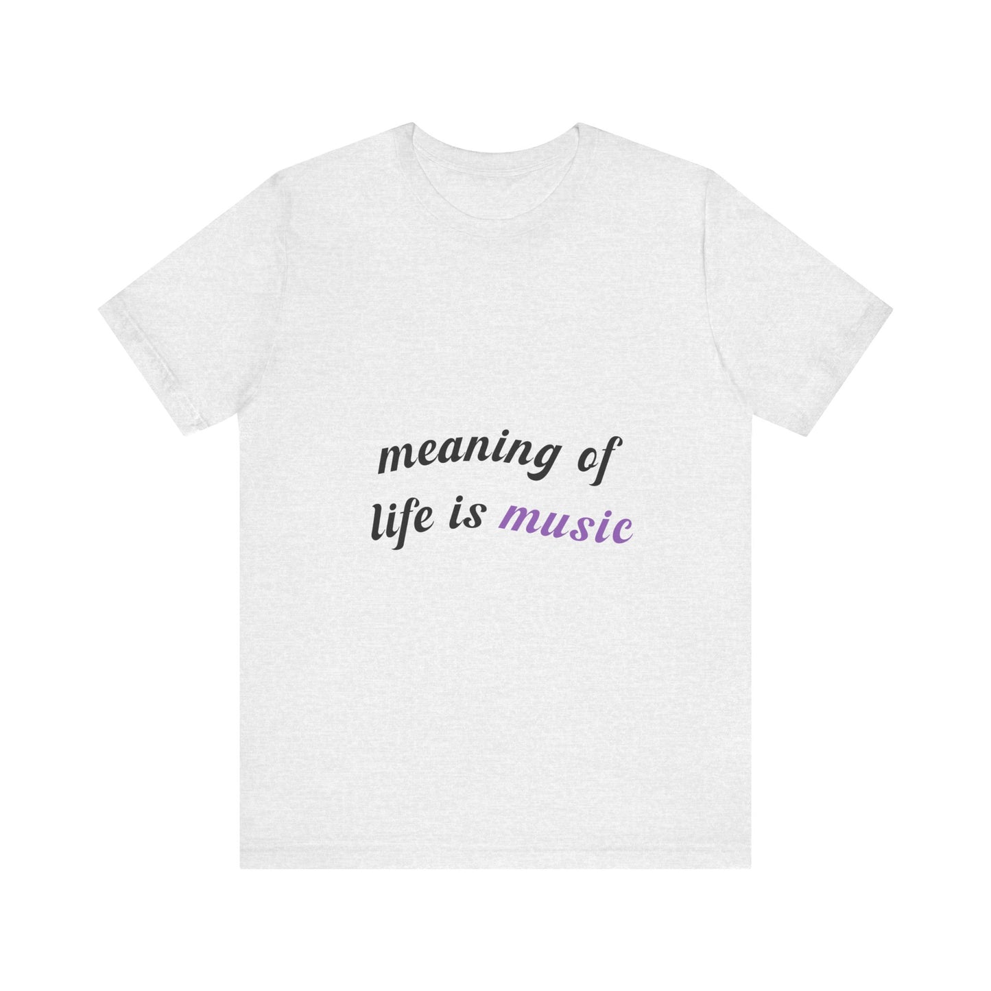 Feel the Music Vibe Unisex Jersey short sleeve tee