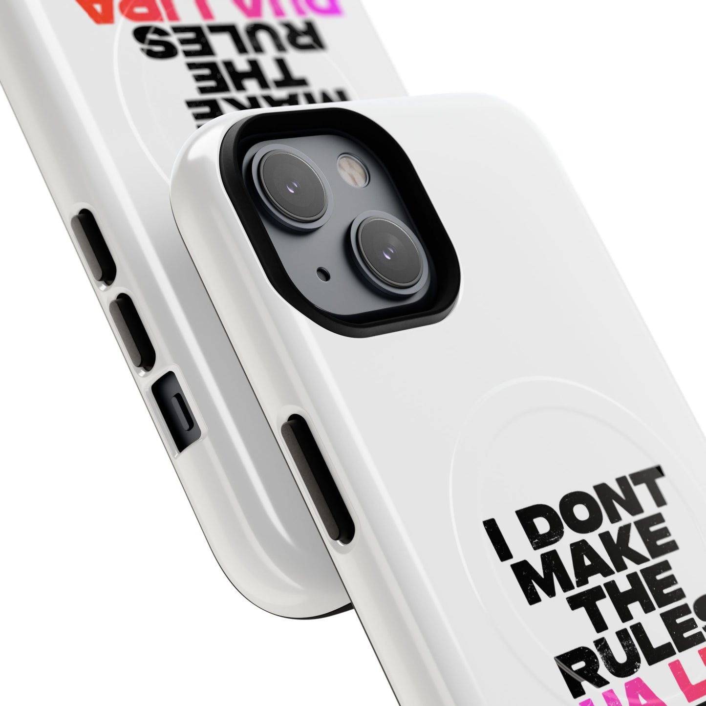 Retro Fade Letter Tough Magnetic Case