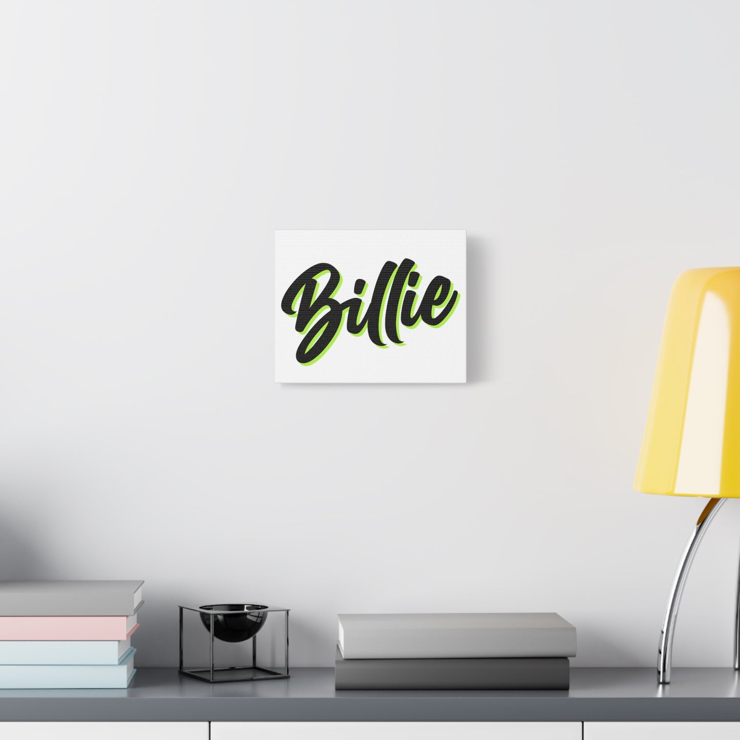 Electric Script Vibes Matte Canvas