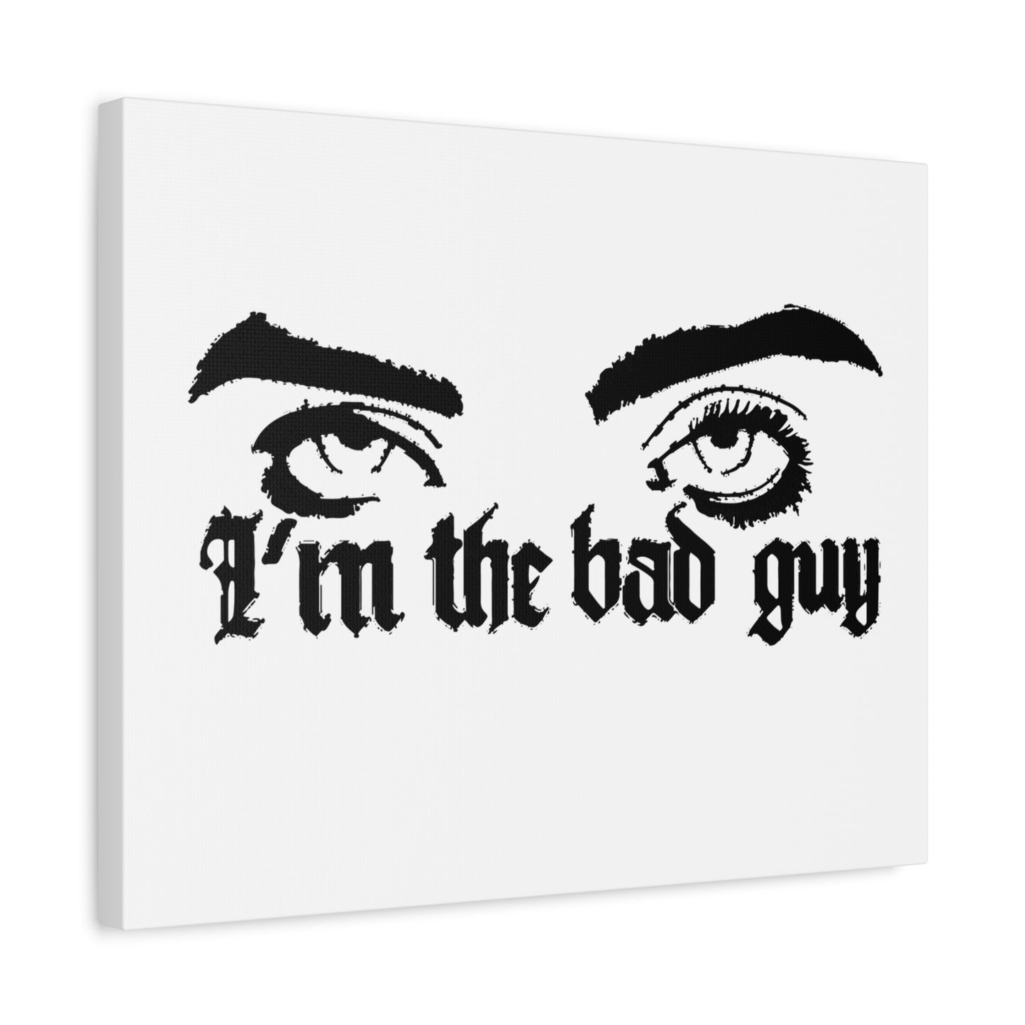 Eyes & Shadows Gothic Matte Canvas