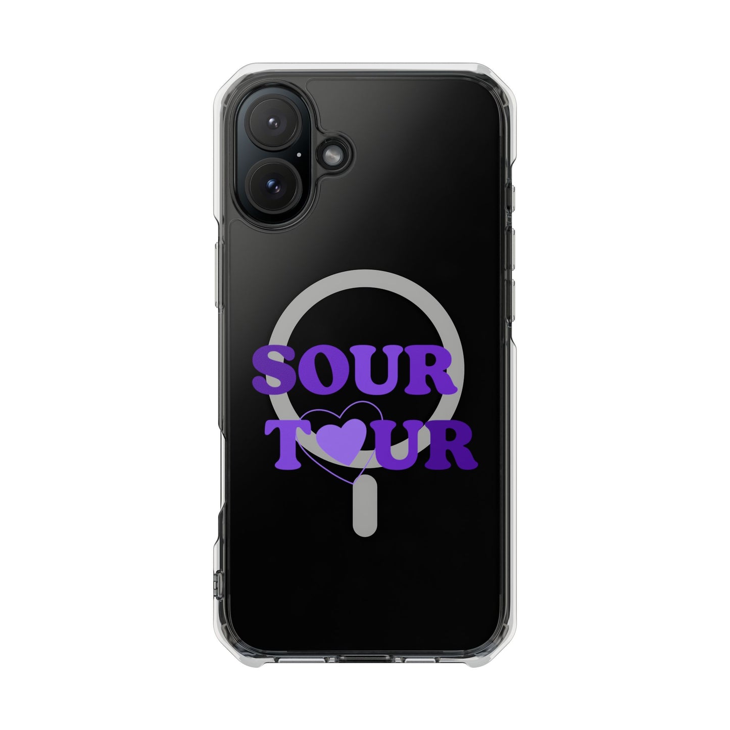 SOUR TOUR Heart Magnetic Clear Impact Case