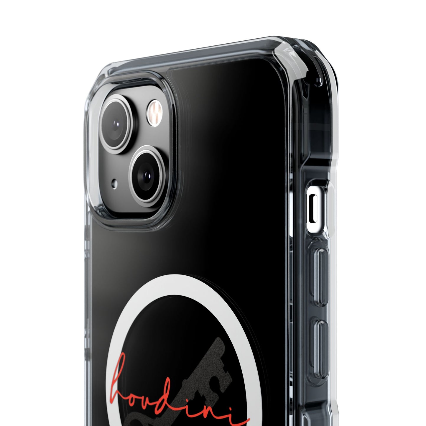Cursive Spell “Houdini” Magnetic Clear Impact case