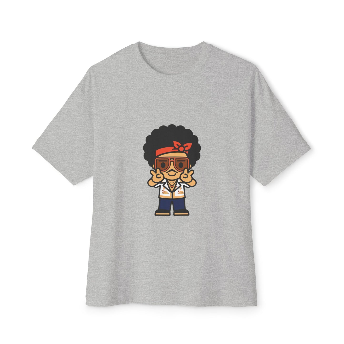 Afro Disco Mood Unisex Oversized Boxy Tee