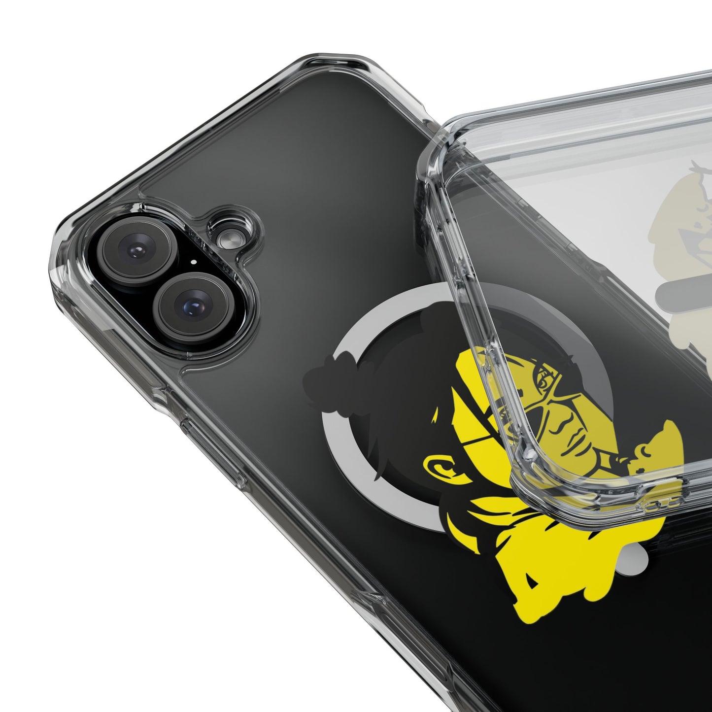 Neon Mood Portrait Magnetic Clear Impact Case