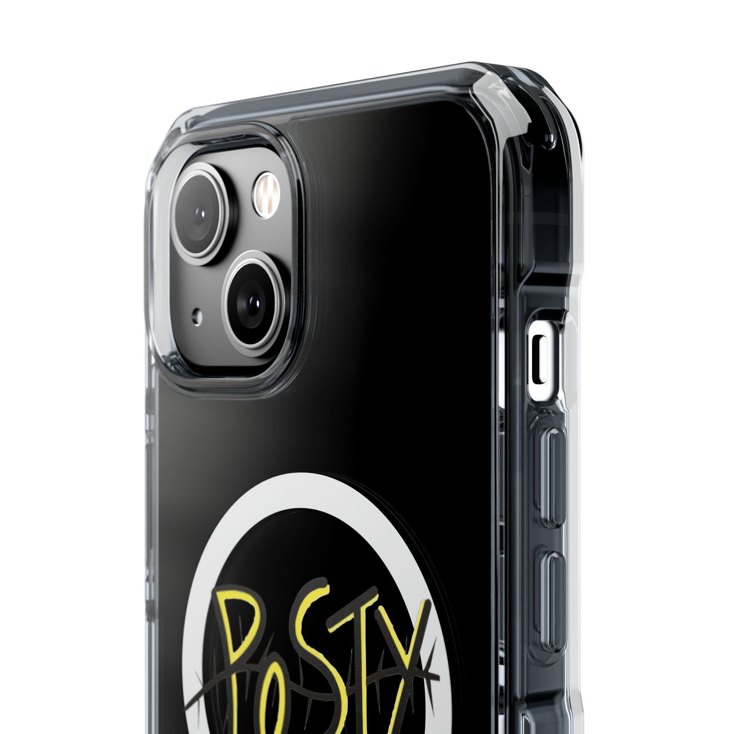 Abstract Black Barbed Wire Magnetic Impact Case