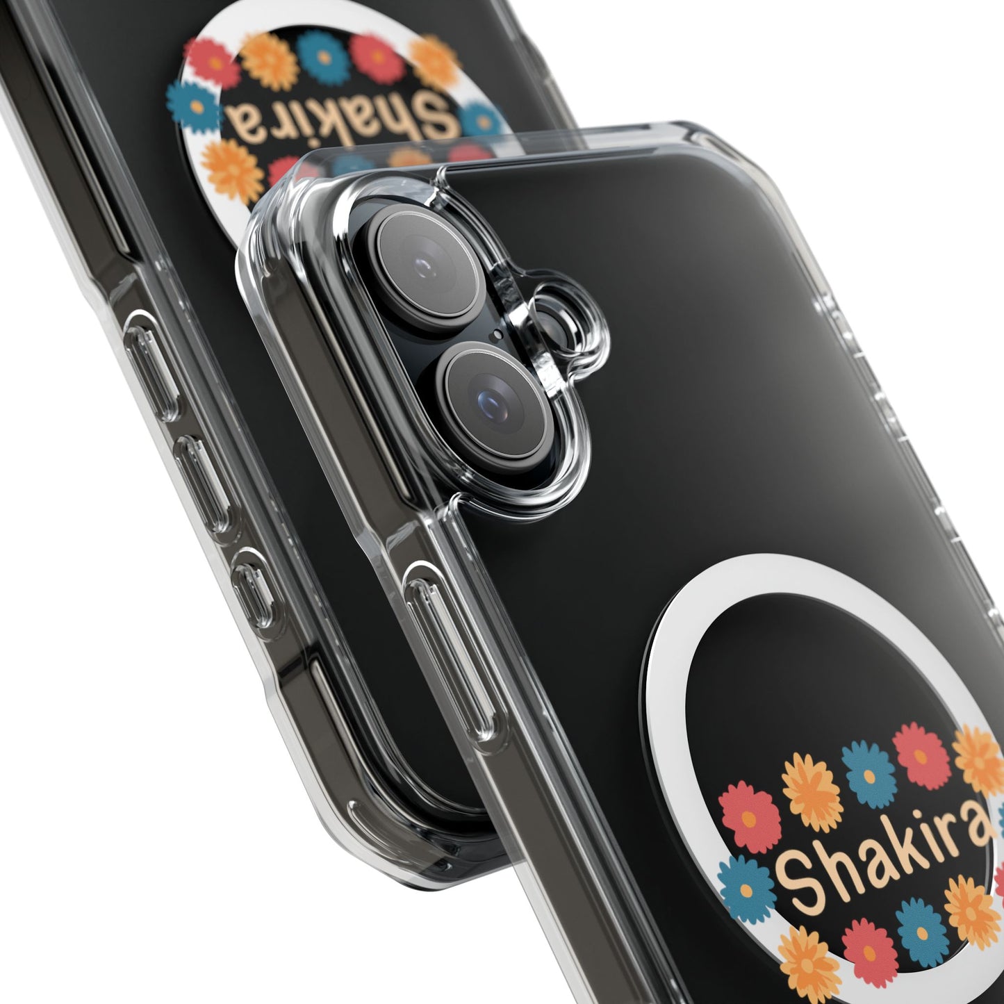 Retro Floral Groove Clear Impact case