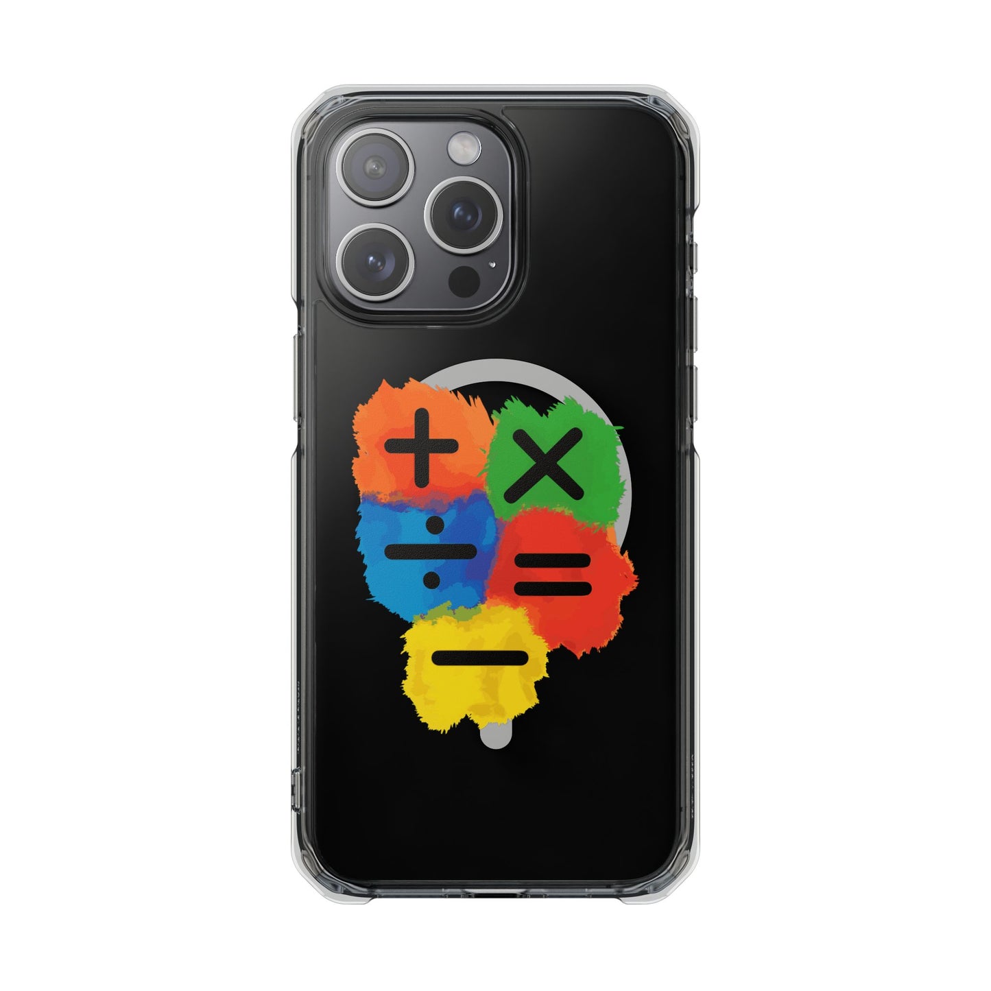 Orange Equals Symbol Magnetic Clear Impact Case