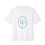 Split Mark Unisex Oversized Boxy Tee