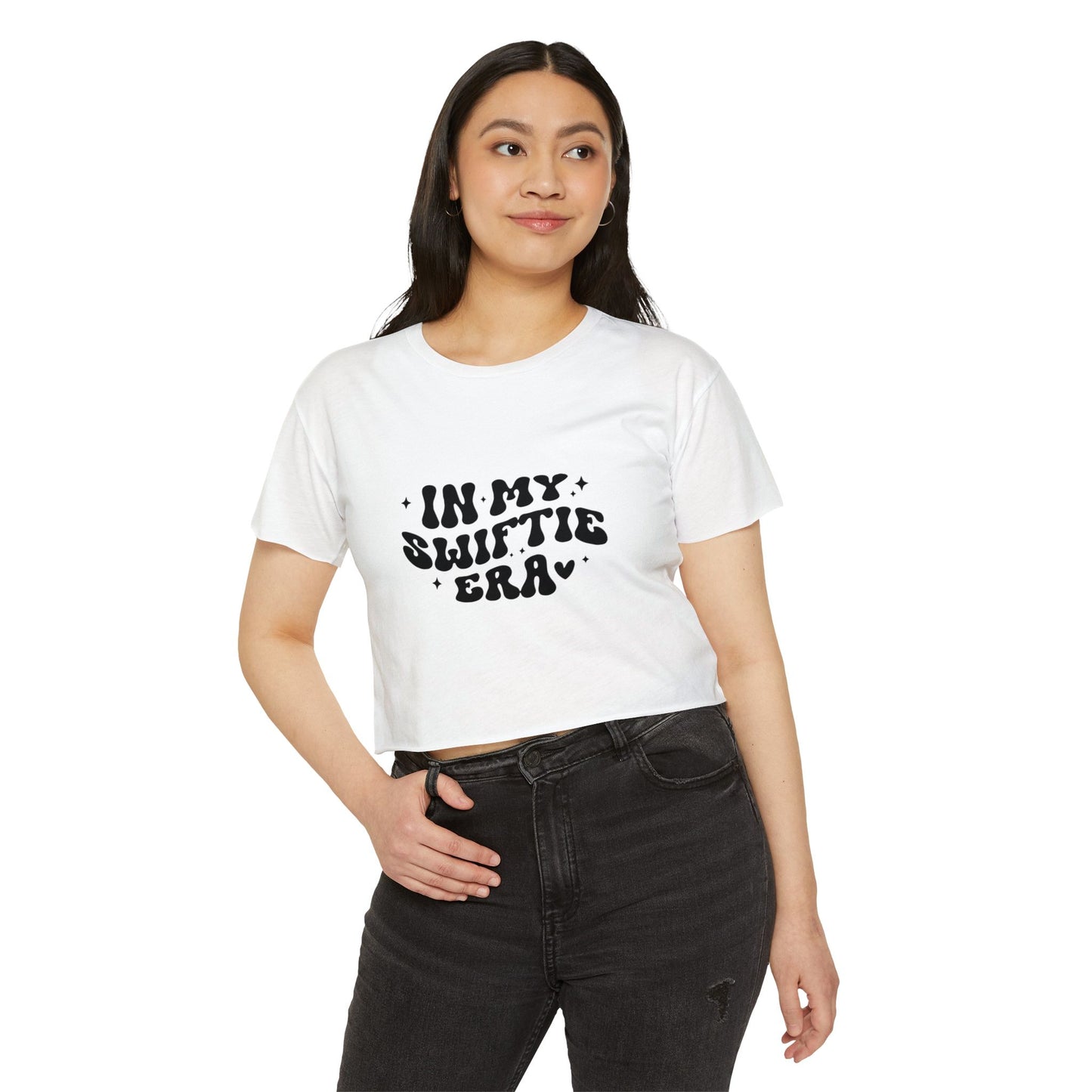 Retro Girl Power Women's Festival Crop Top
