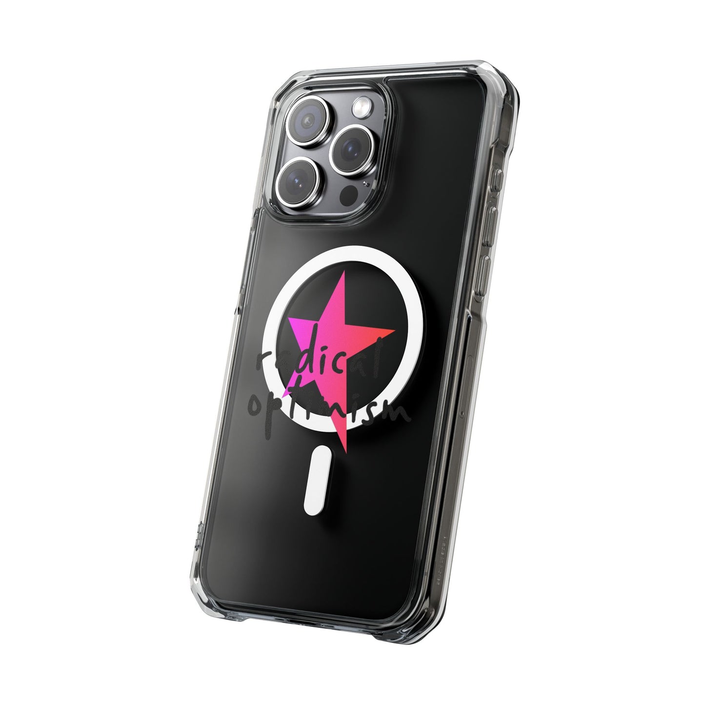 Flame Script Statement Magnetic Clear Impact case