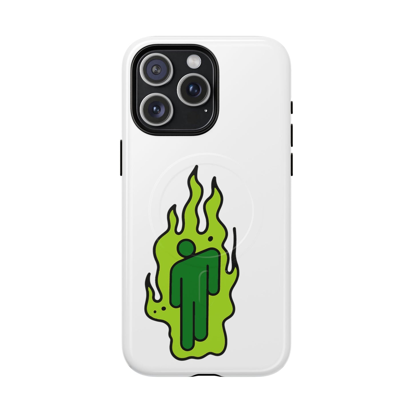 Green Flame Icon Tough Magnetic Case