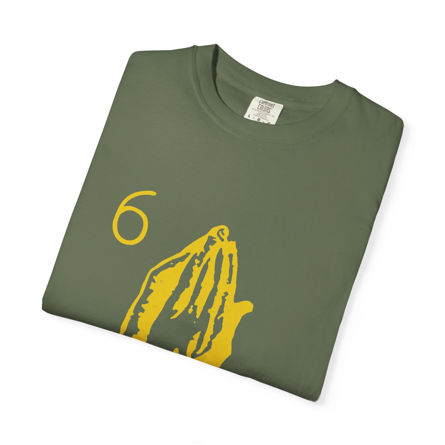 6 God Prayer Hands Dyed Tshirt