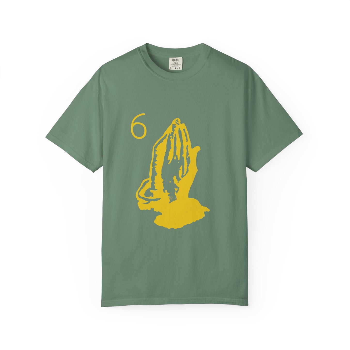 6 God Prayer Hands Dyed Tshirt