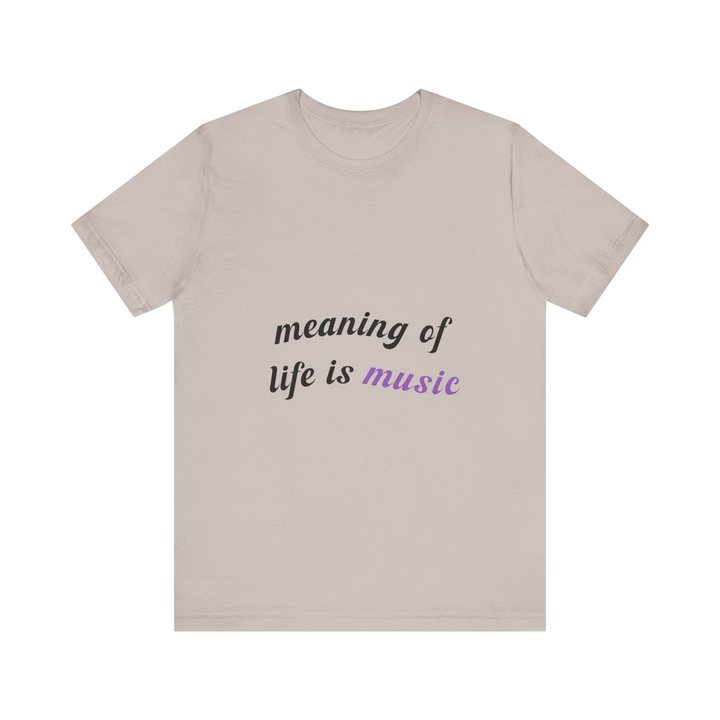 Feel the Music Vibe Unisex Jersey short sleeve tee
