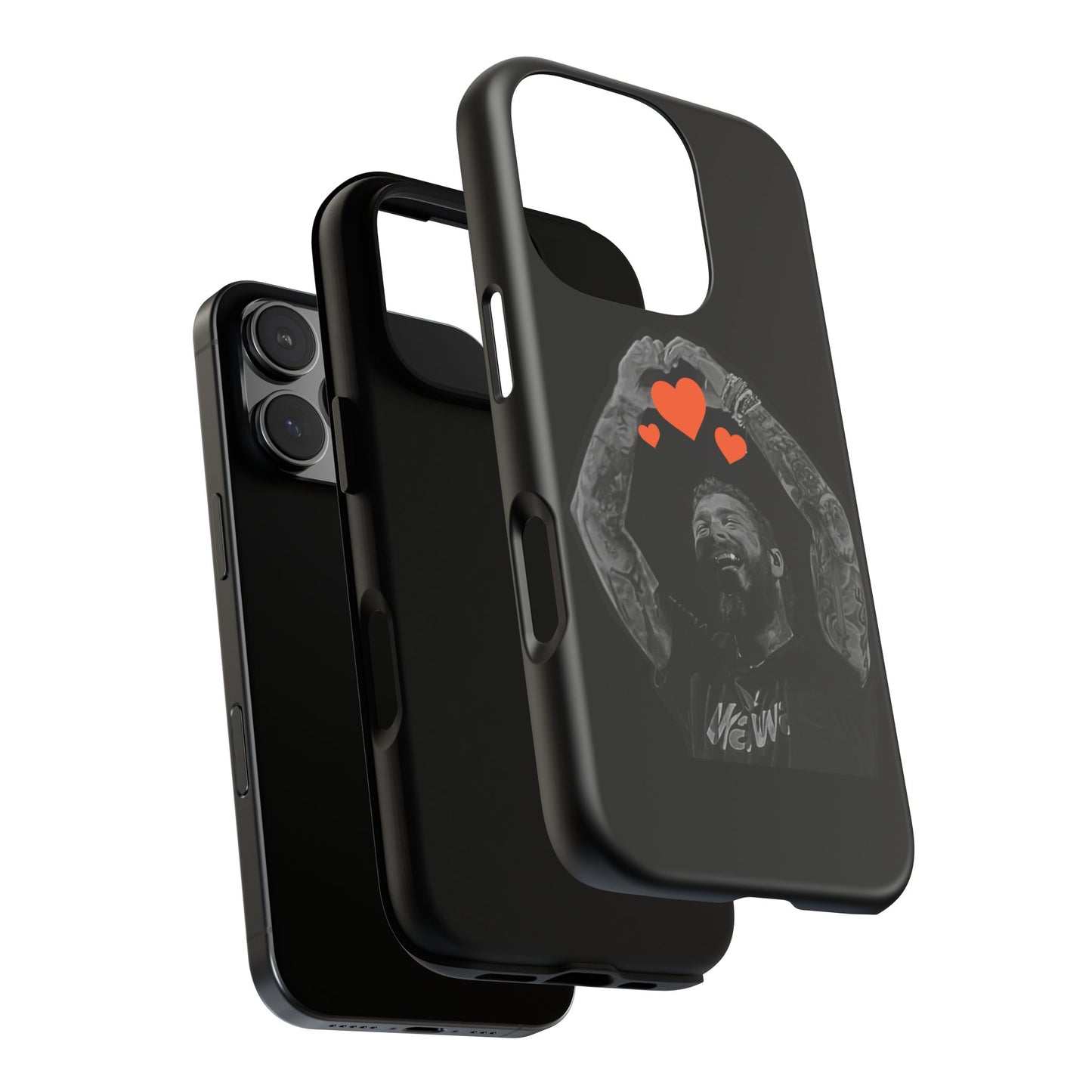 Tough iPhone Case (12–16 Pro Max) – Post Malone Heartfelt Wishes