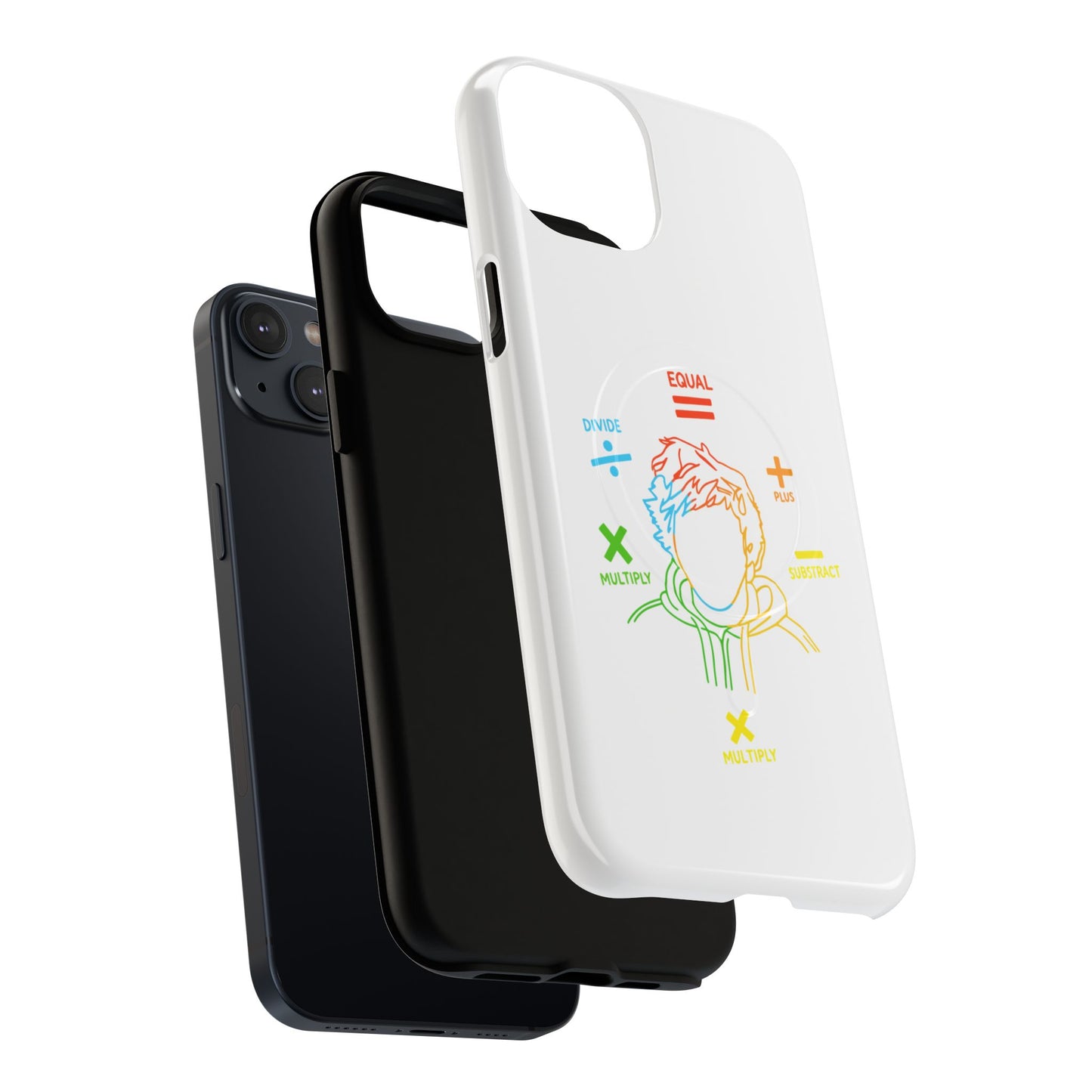 Minimalist Divide Symbol with Brush Tough Magnetic case