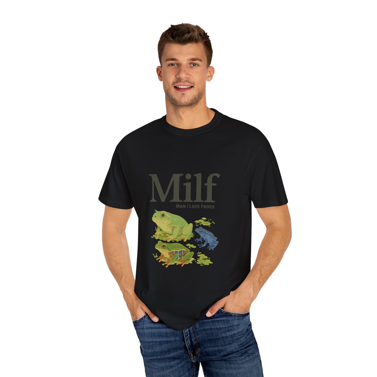 Unisex Garment-Dyed T-shirt – Snazzy Funny Milf Edition