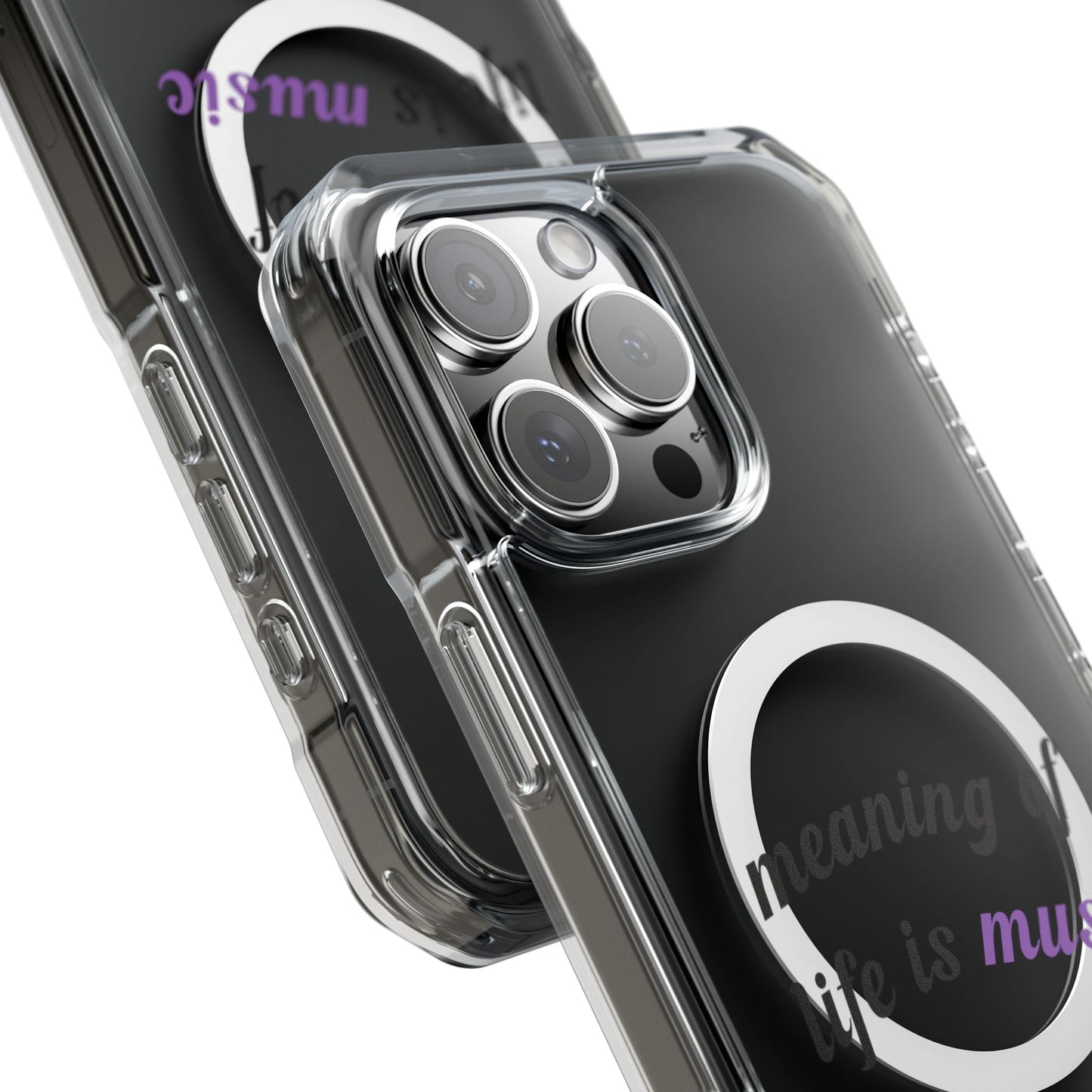 Feel the Music Vibe Magnetic clear Impact Case