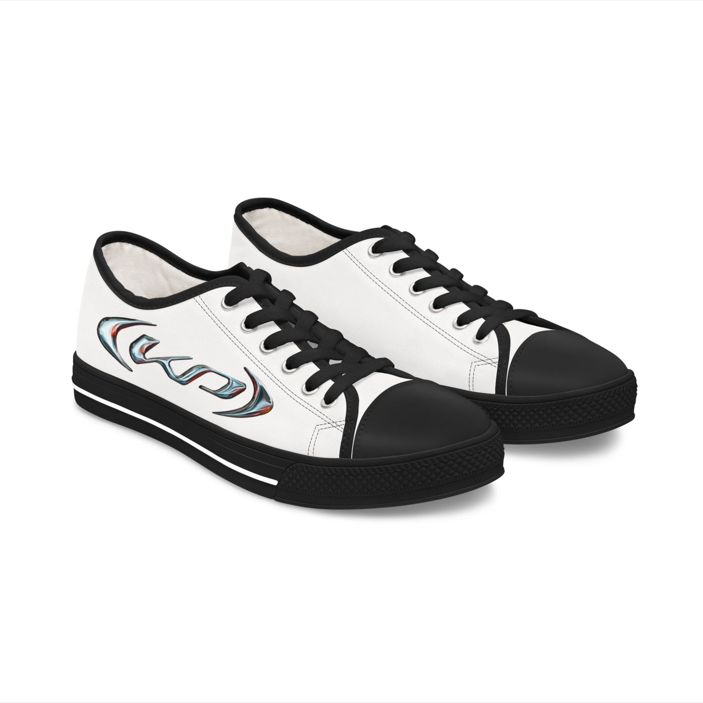 Neon‑Gradient Rua – Unisex Low Top Sneakers