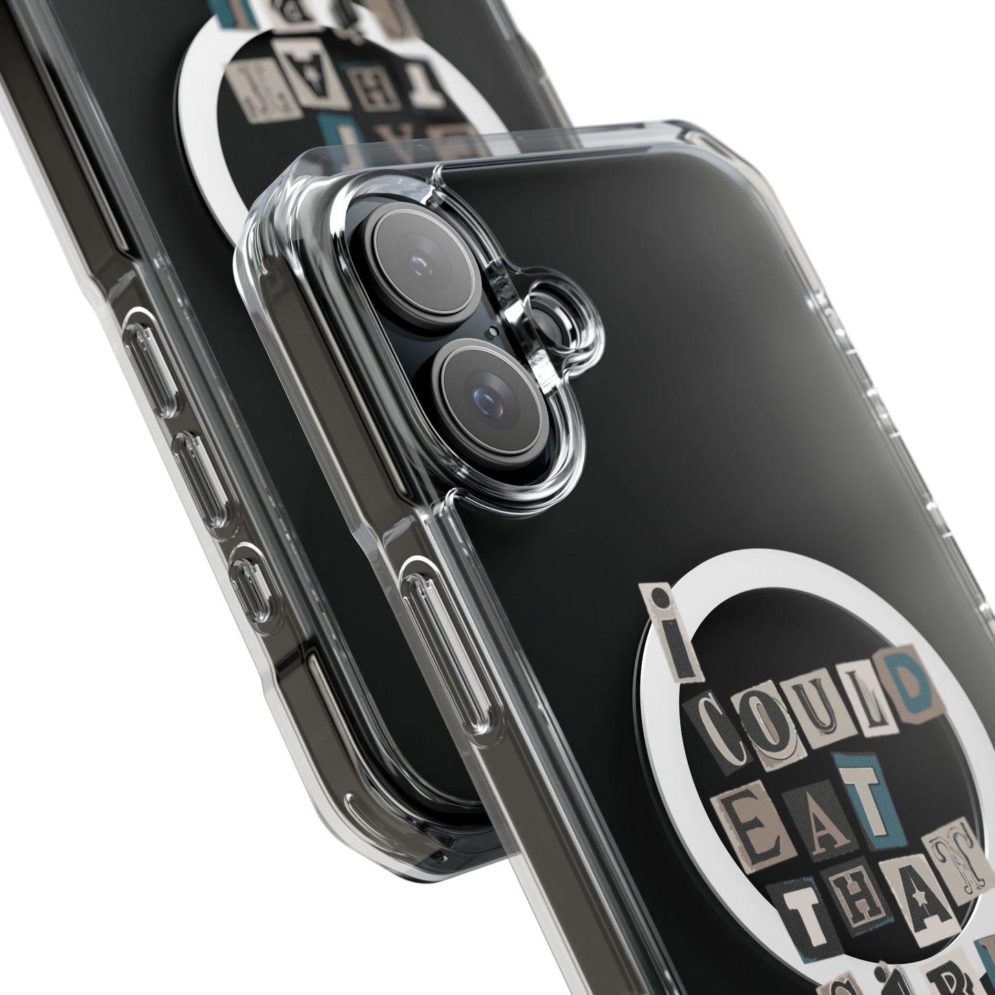 Mixed Message Collage Magnetic Clear Impact Case