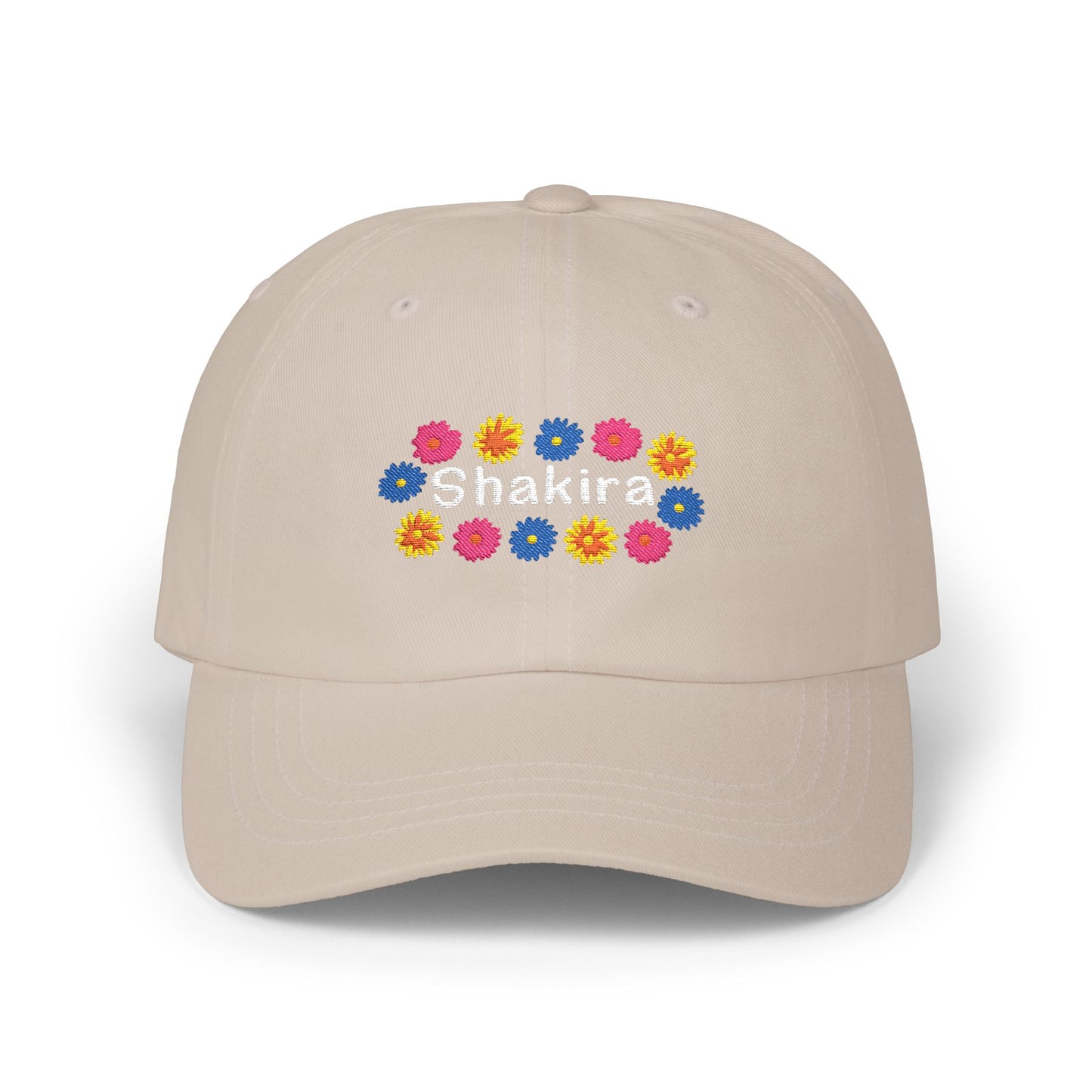 Retro Floral Groove Classic dad cap
