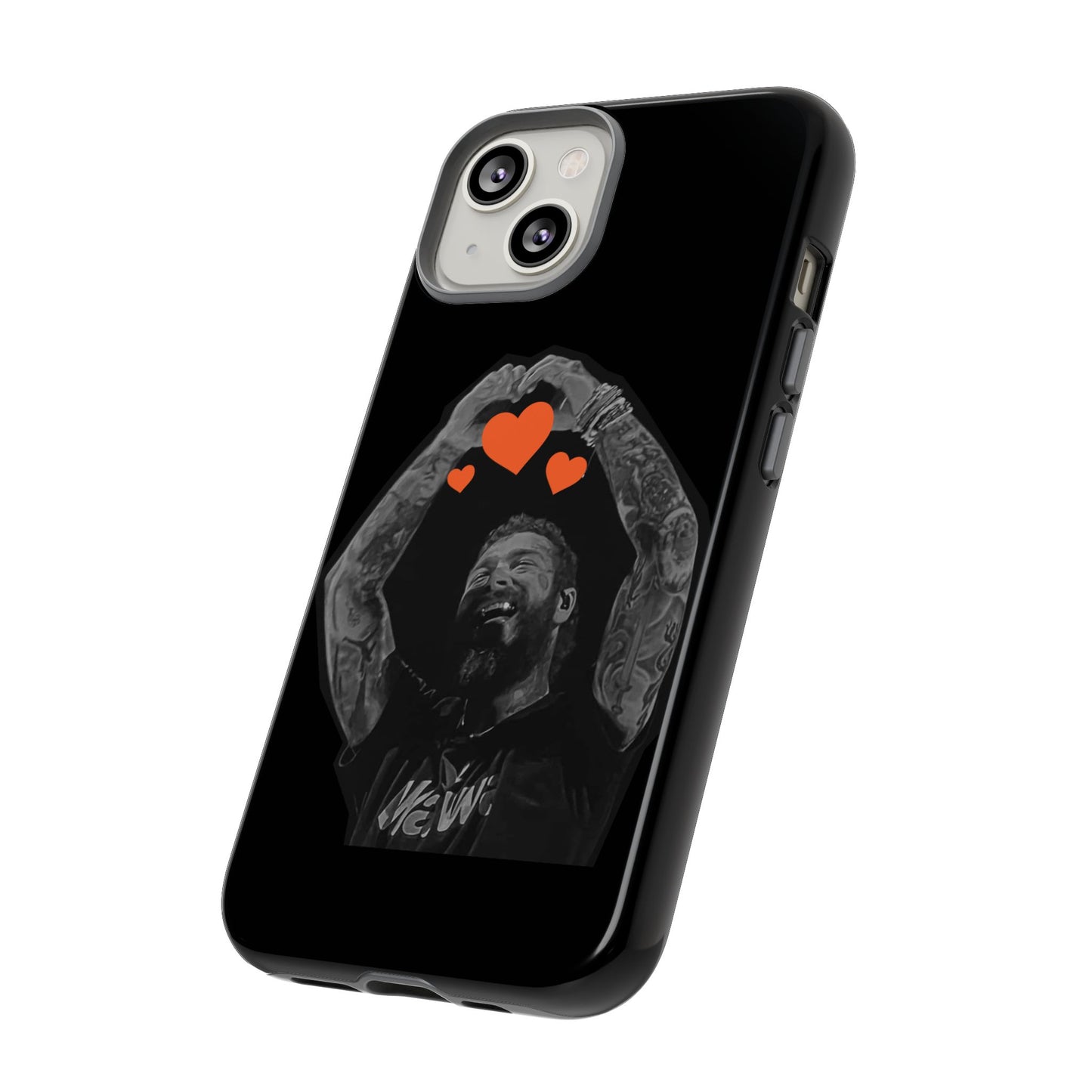 Tough iPhone Case (12–16 Pro Max) – Post Malone Heartfelt Wishes
