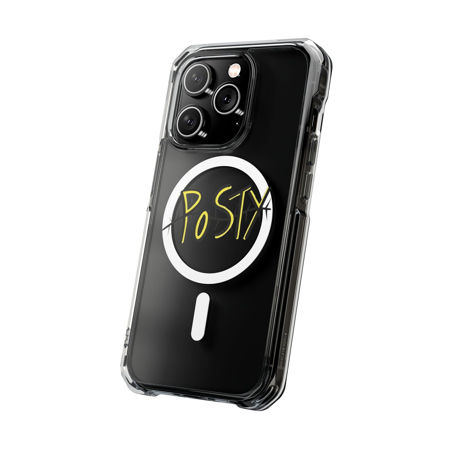 Abstract Black Barbed Wire Magnetic Impact Case