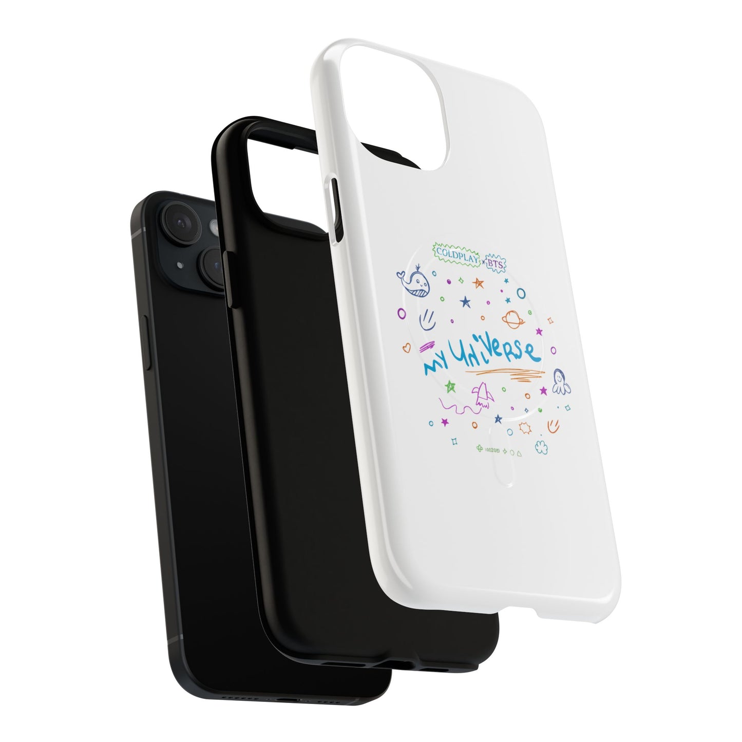 Neon Space Doodles Tough Magnetic Case