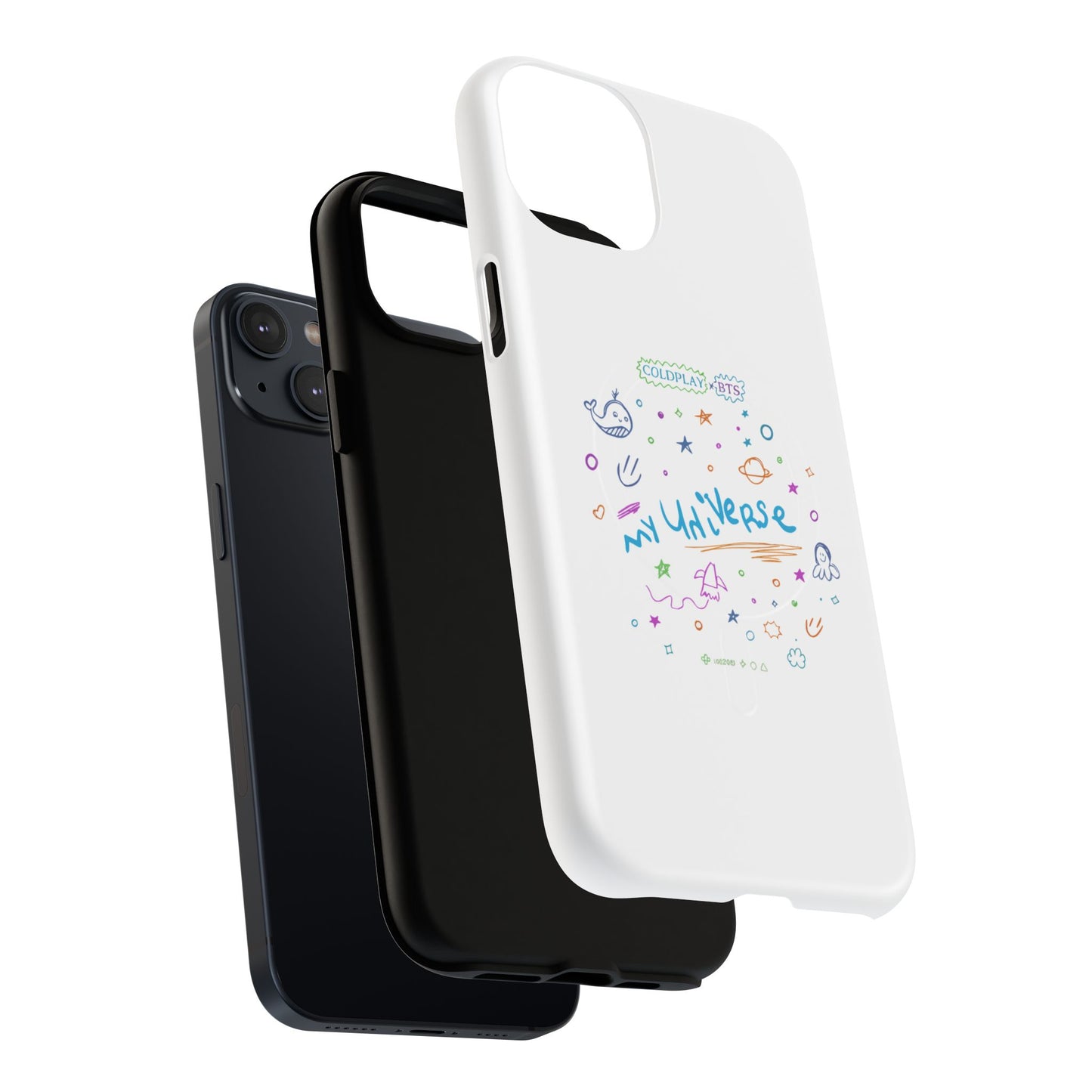 Neon Space Doodles Tough Magnetic Case