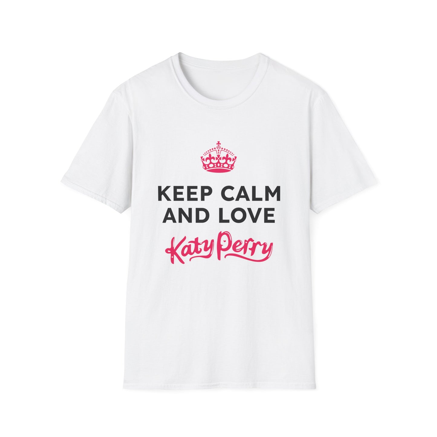 Crown over Katy Perry Signature” - Unisex Softstyle T-shirt