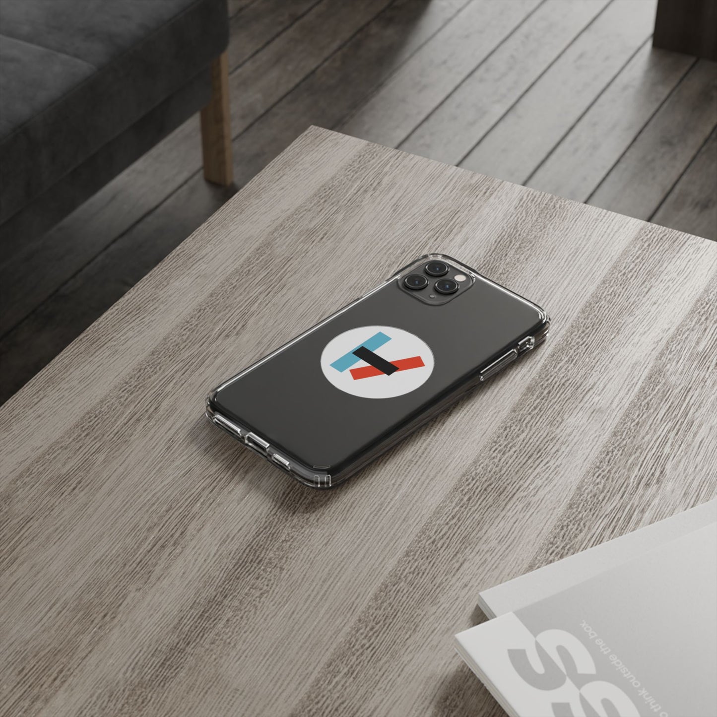 Circle Flame Clear Case