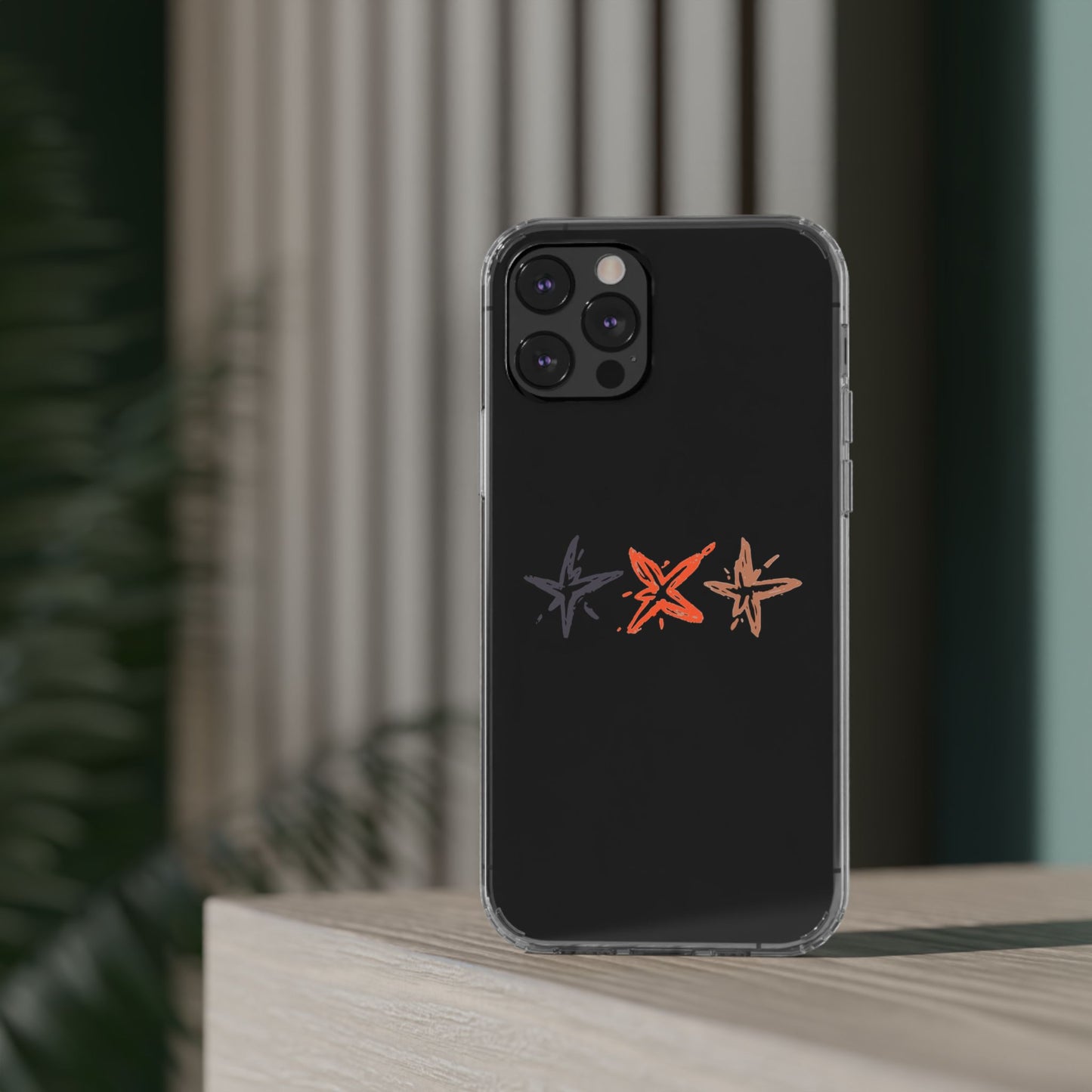Starlit Threads Clear Cases
