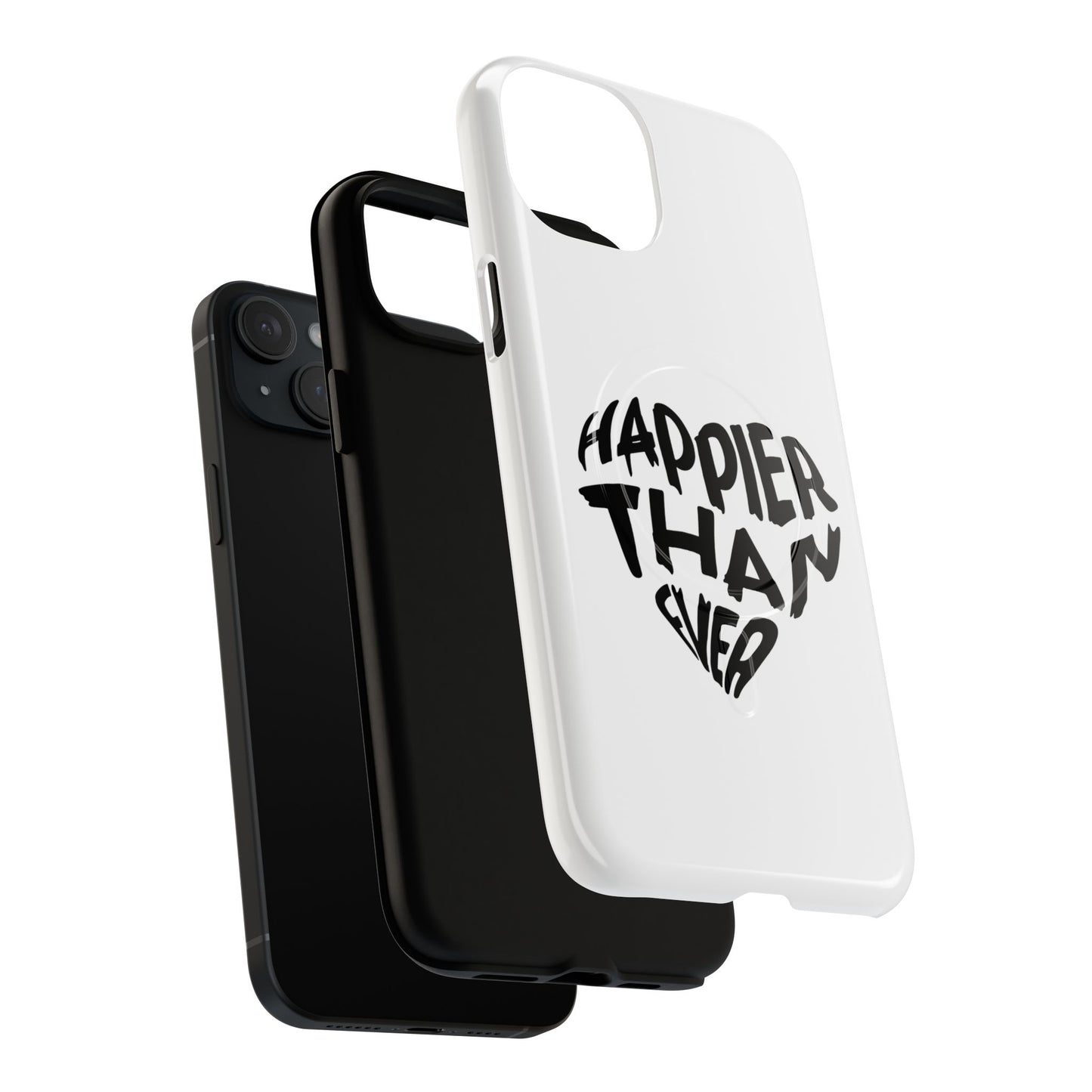 Happier Heart Lettering Tough Magnetic Case