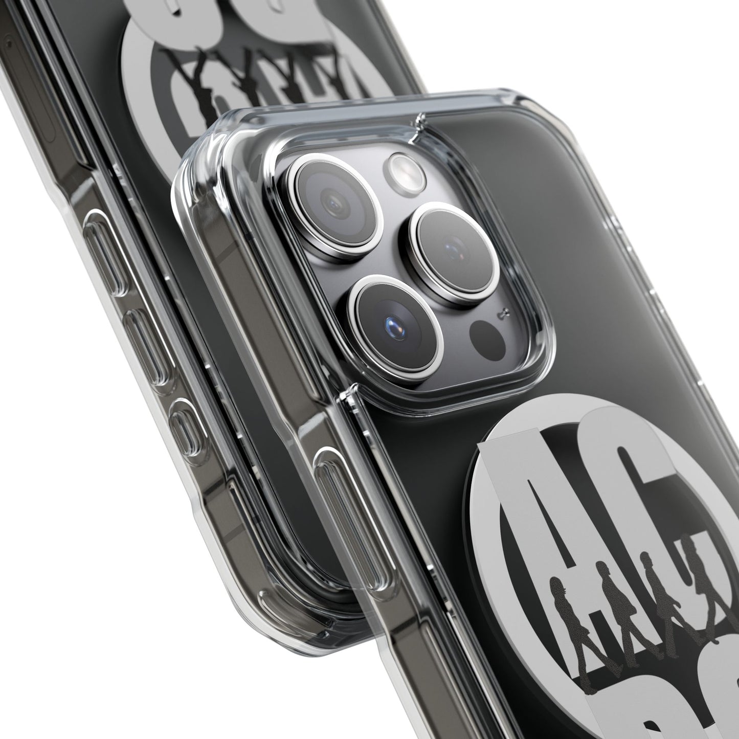 Retro Walk Rock Magnetic Clear Impact case