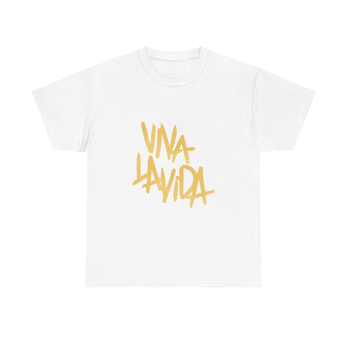 Golden Brush Script Unisex Cotton Tee
