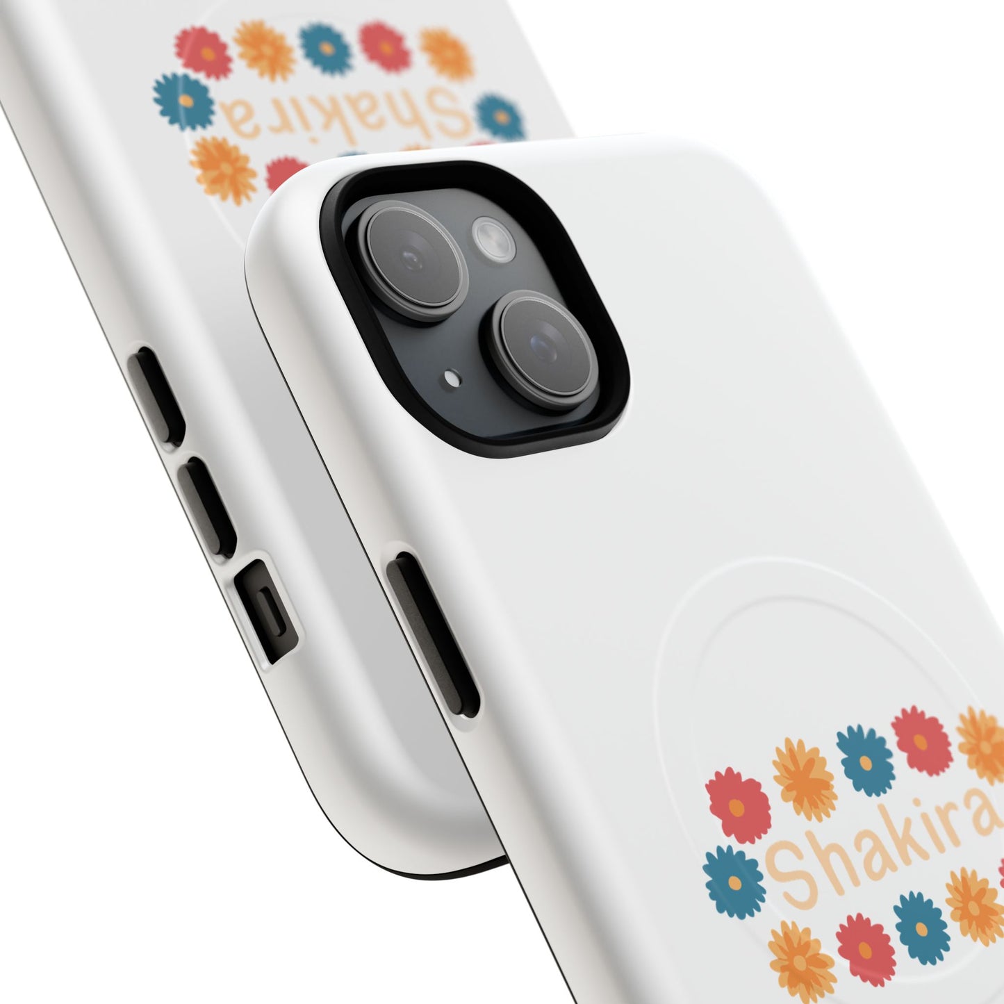 Retro Floral Groove Tough Magnetic case