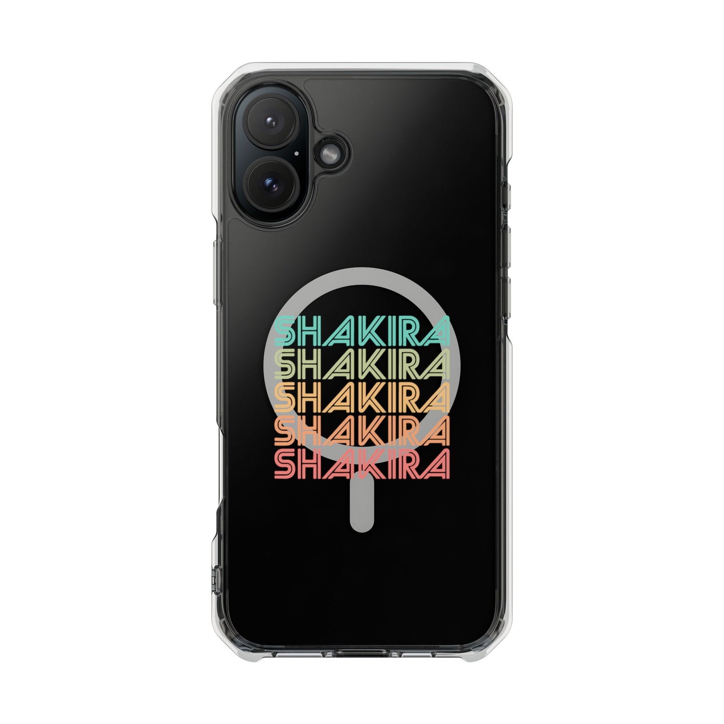 Retro Pop Lines Clear Impact case