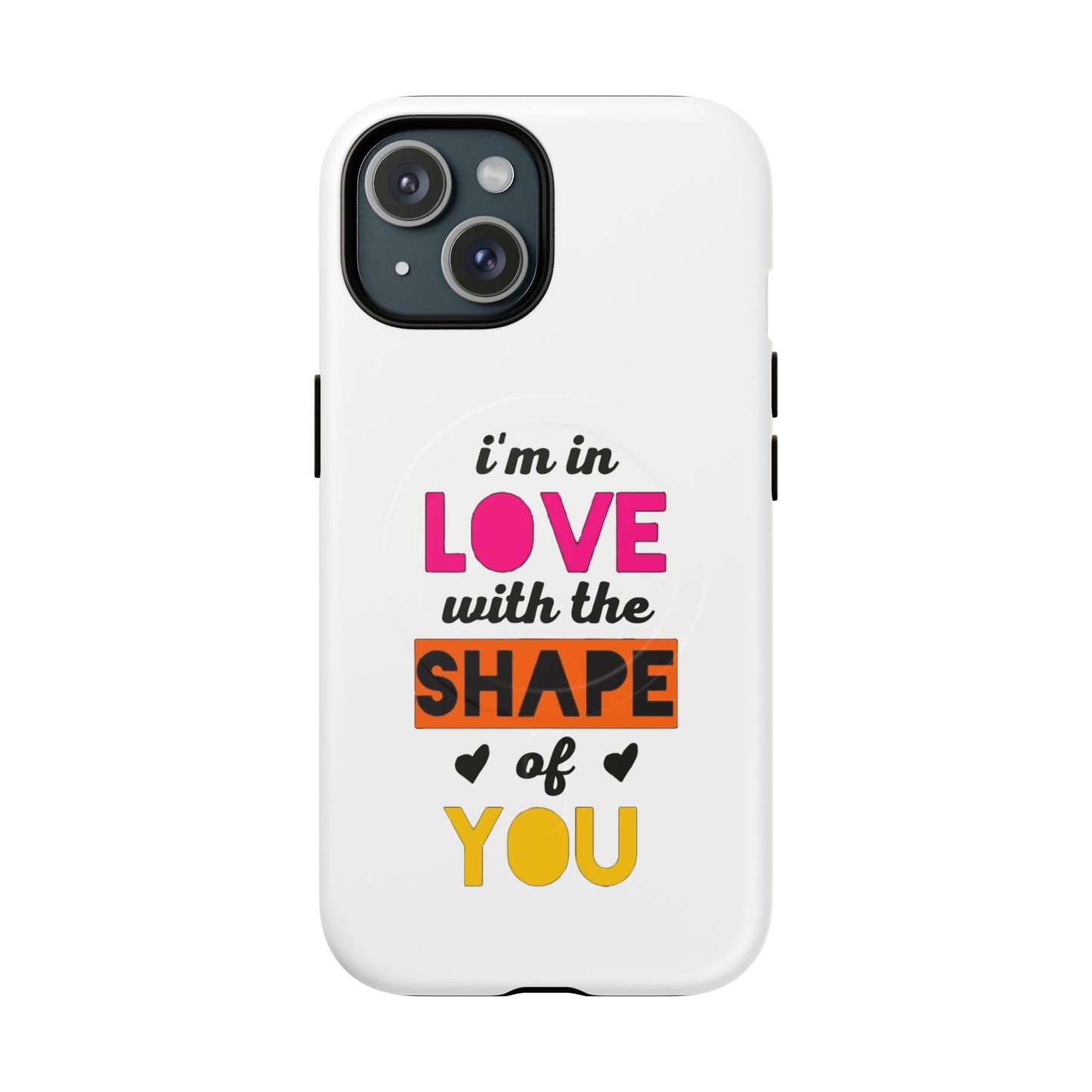 Orange Divide Symbol Tough Magnetic case