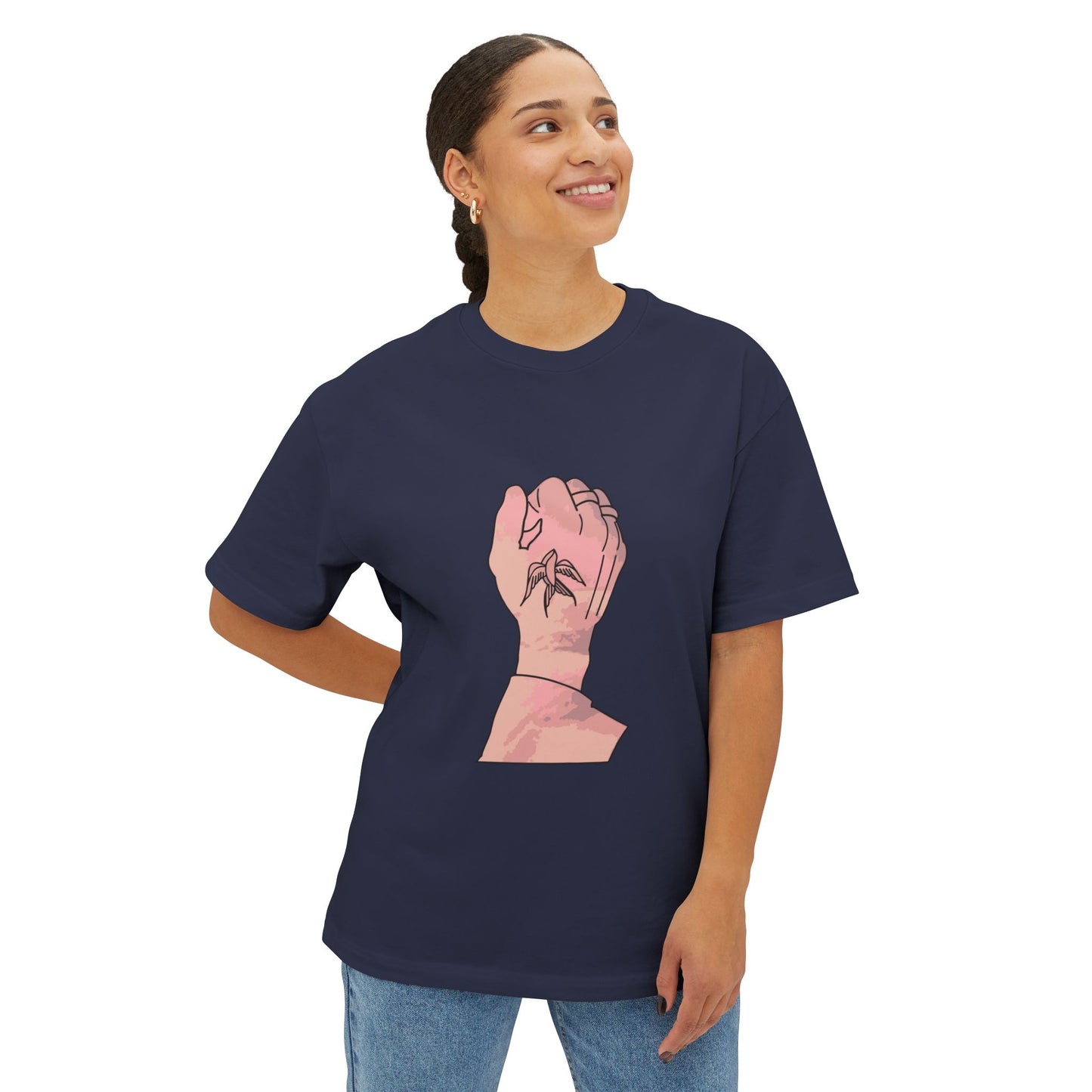 Ink in Motion Unisex Oversized Boxy Tee