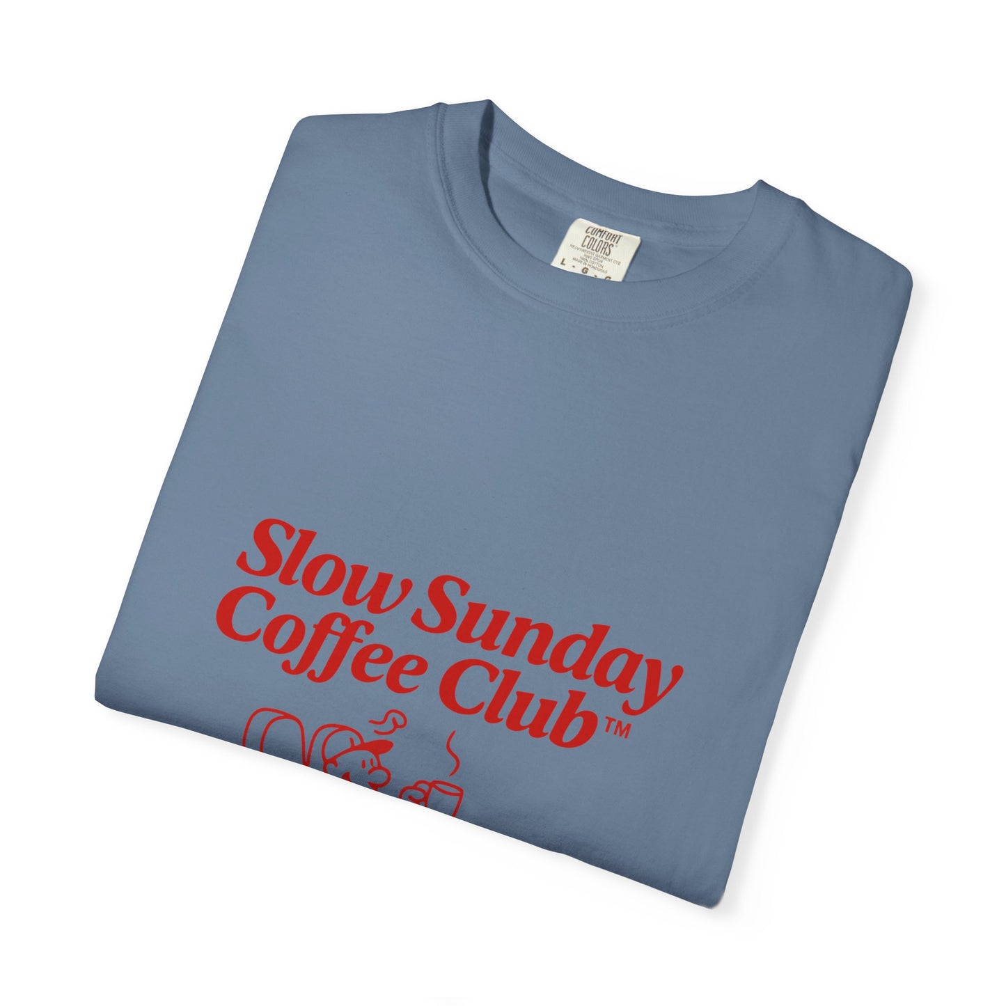 Unisex Garment-Dyed T-shirt – Snazzy Coffe Club Edition