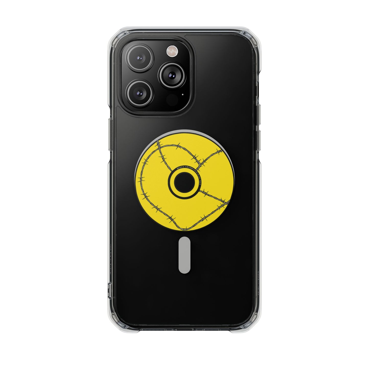 Minimalist Black Disc Outline Magnetic Impact Case