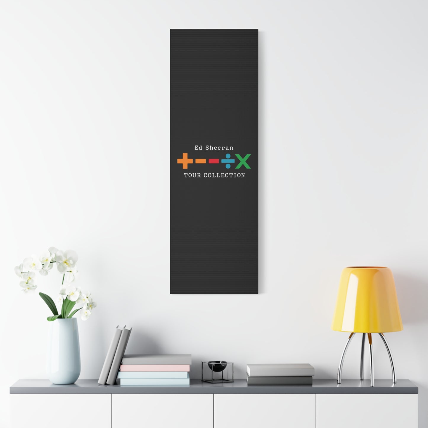 Matte Stretched Canvas, 1.25" Depth – Ed Sheeran Black Edition