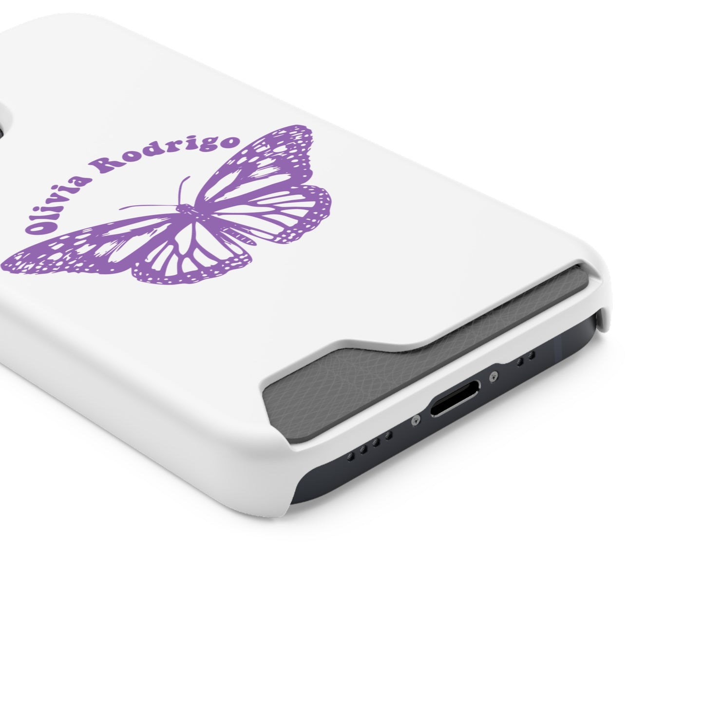 Phone Case + Card Holder For Iphone 13 – Olivia Rodrigo With Butterfly | Edition
