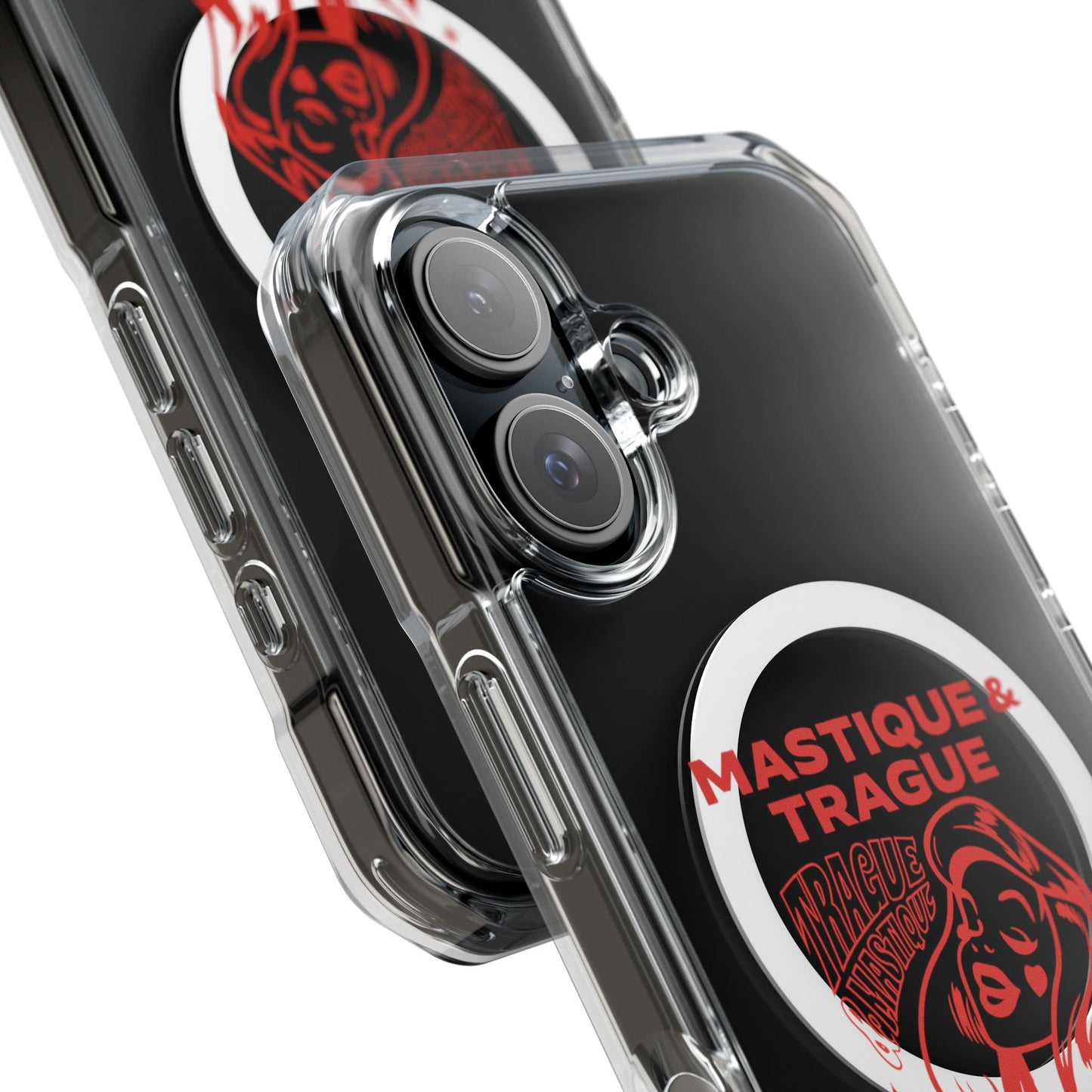 Fierce Femme in Red Clear Impact case