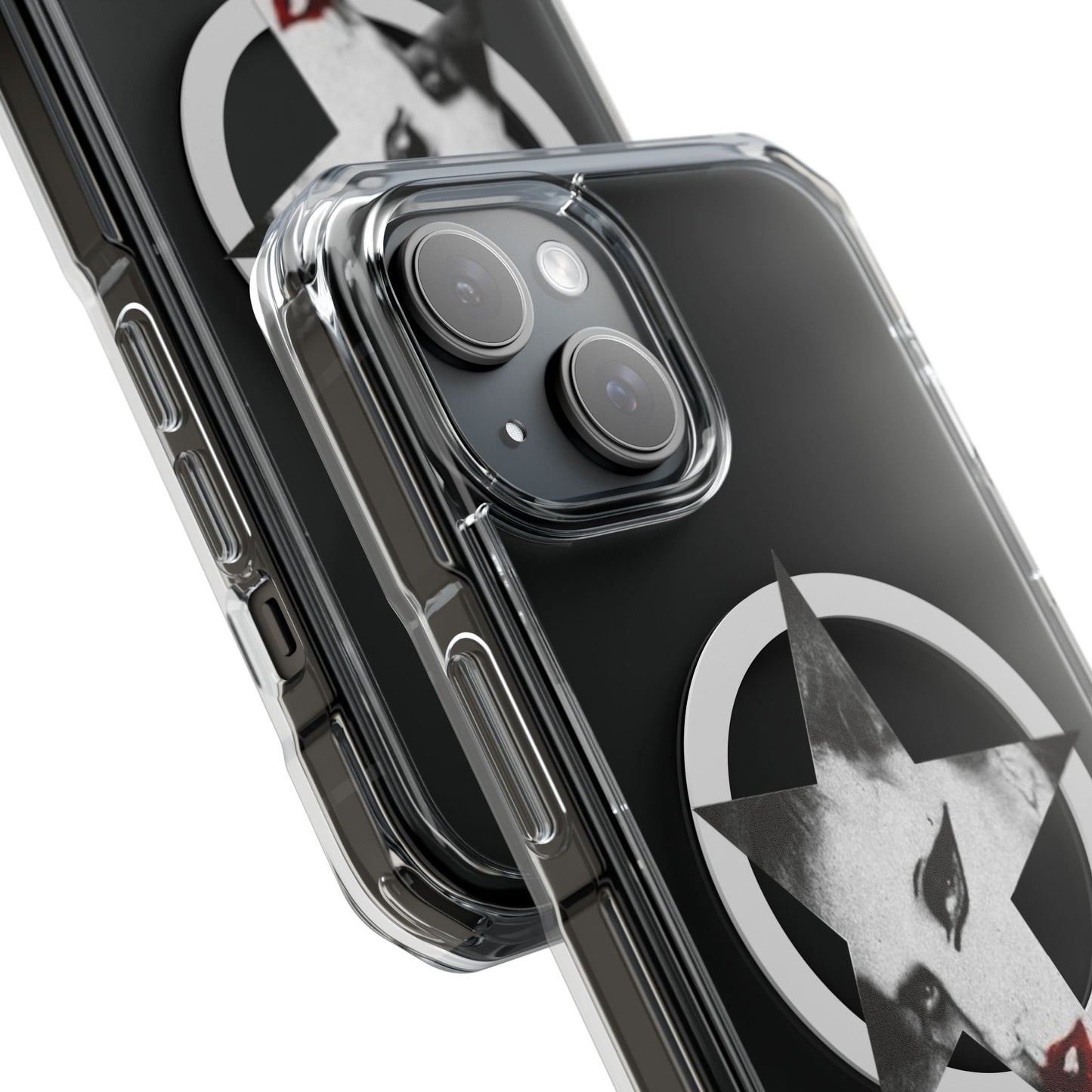 Born This Way Star Face Magnetic clear case