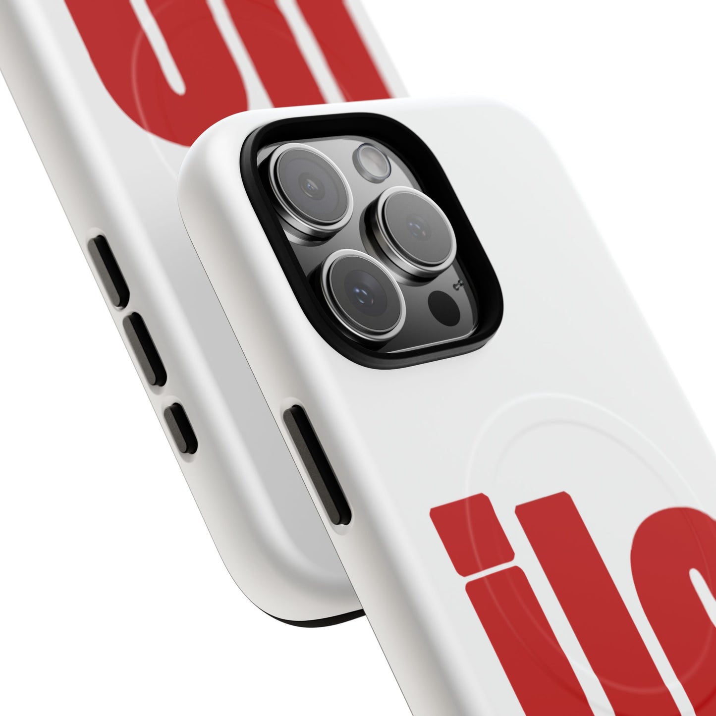 ILO Bold Red Block Tough Magnetic Case